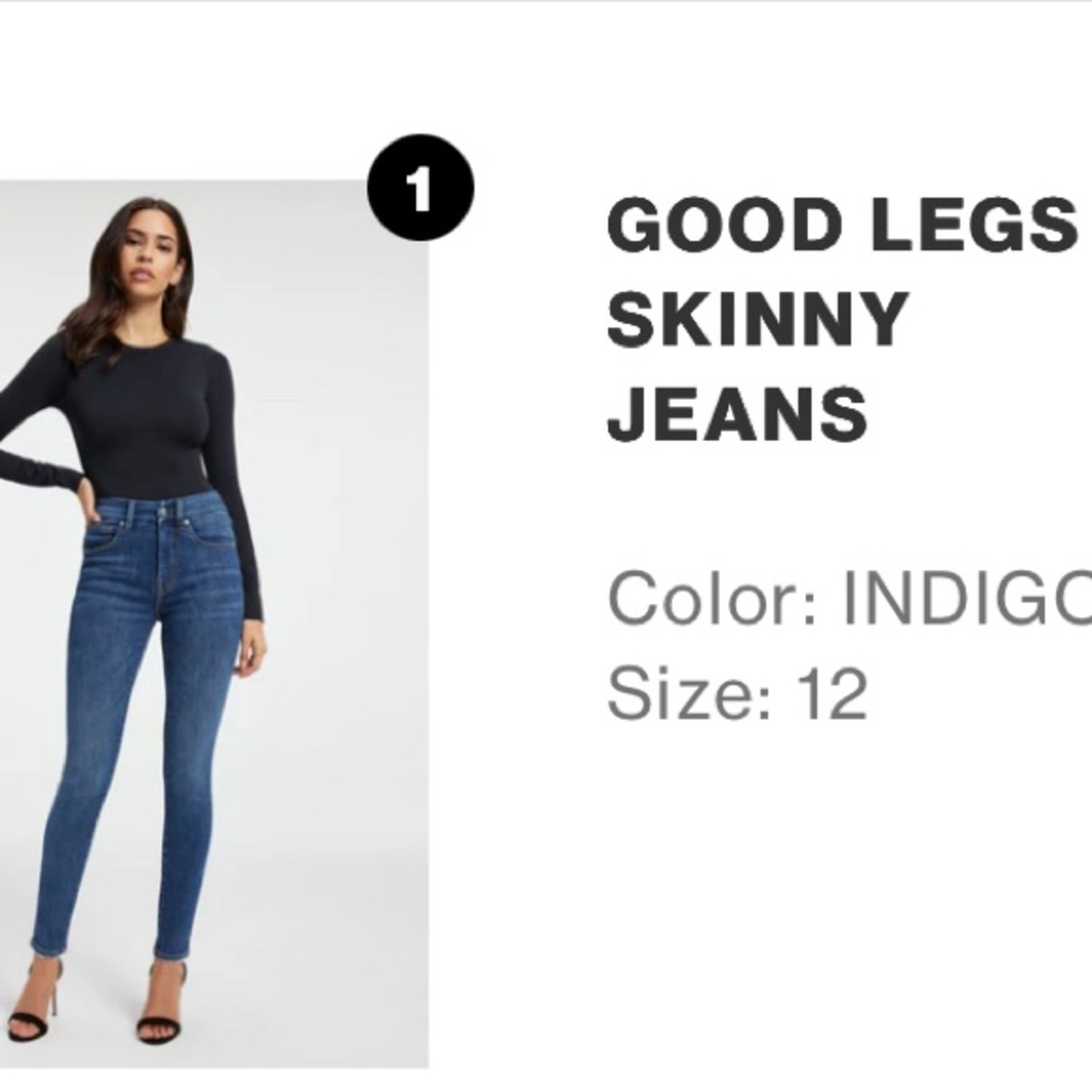 Good American Good Legs Skinny Jeans